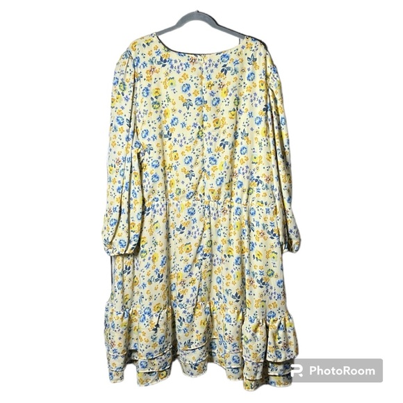 A Love Story Finley Long Sleeve Ruffle Trim Dress size 3x - Picture 9 of 12